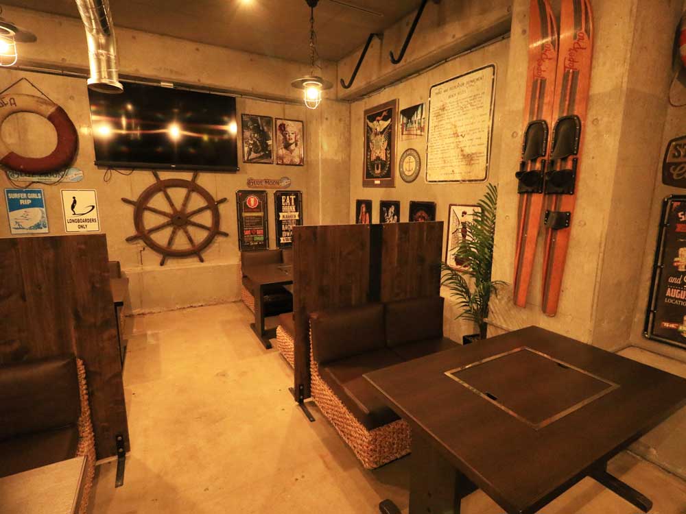 まるで船内のようなスペース