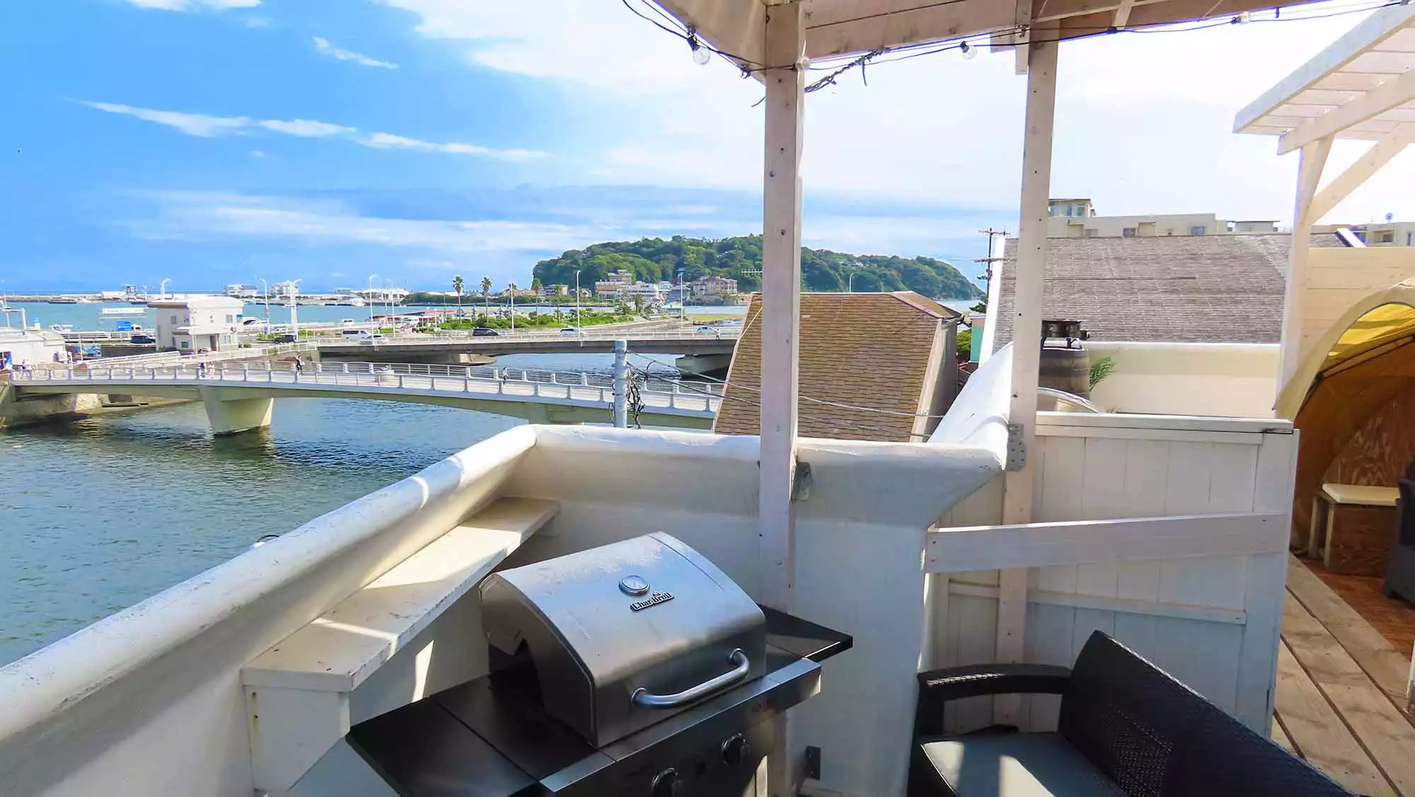 リバーサイド屋上BBQ