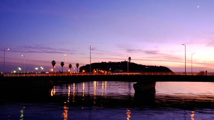 HAYA 江ノ島店から歩いてすぐ見える景色