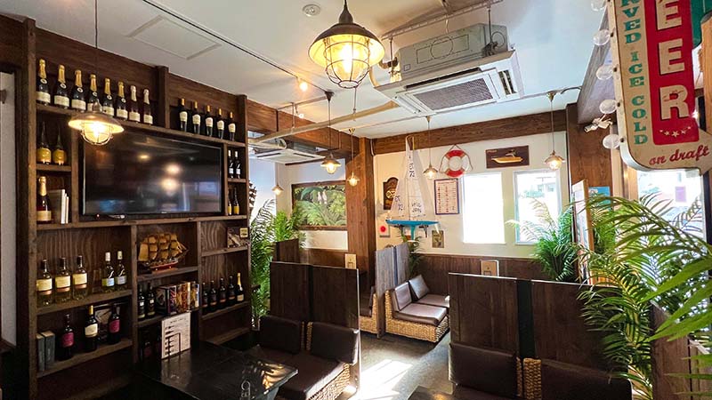 HAYA 江ノ島店から歩いてすぐ見える景色