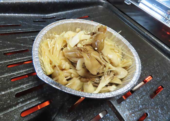 きのこのアヒージョ